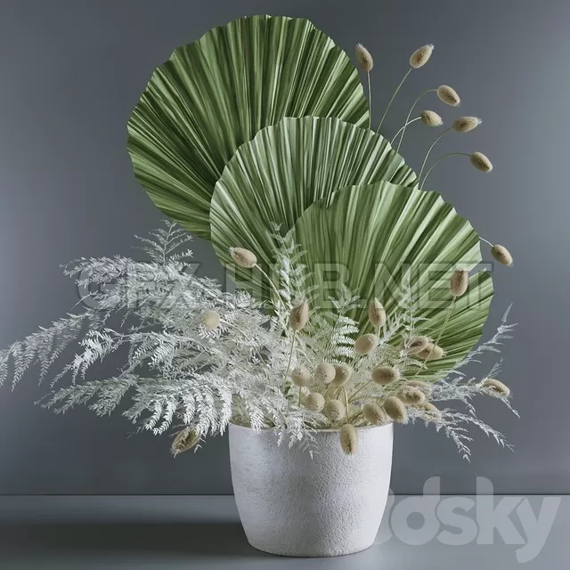 Bouquet with fern and lagurus – 4590 Bouquet with fern and lagurus – 4590