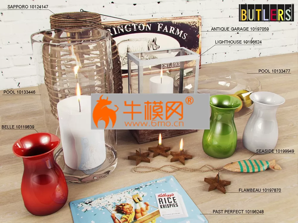 BUTLERS decor set – 4592 BUTLERS decor set – 4592