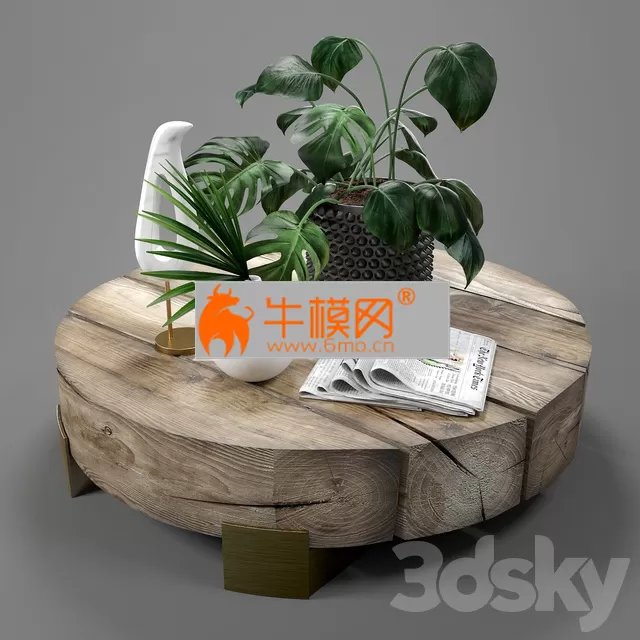 Decor set Monstera and dracena – 4630 Decor set Monstera and dracena – 4630