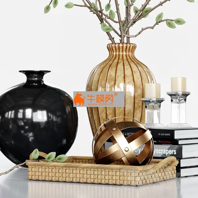 Decor Set with green almonds – 4633 Decor Set with green almonds – 4633