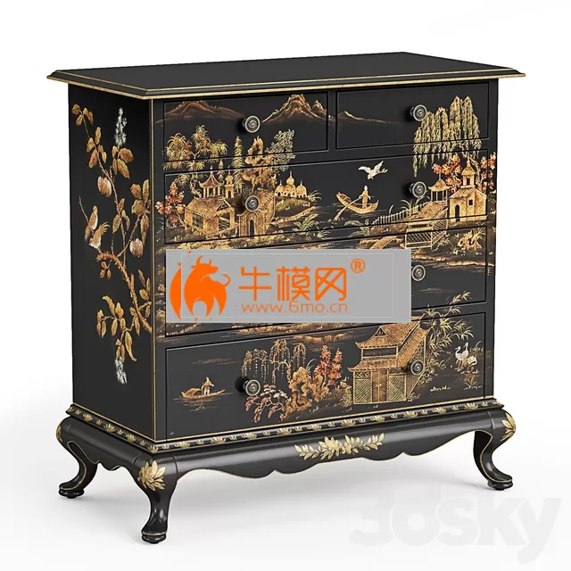 DECORATIVE CRAFTS AUSTIN CHEST – 4648 DECORATIVE CRAFTS AUSTIN CHEST – 4648