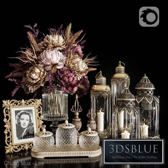 DECORATION – DECORATIVE SET – 3DSKY Models – 3024