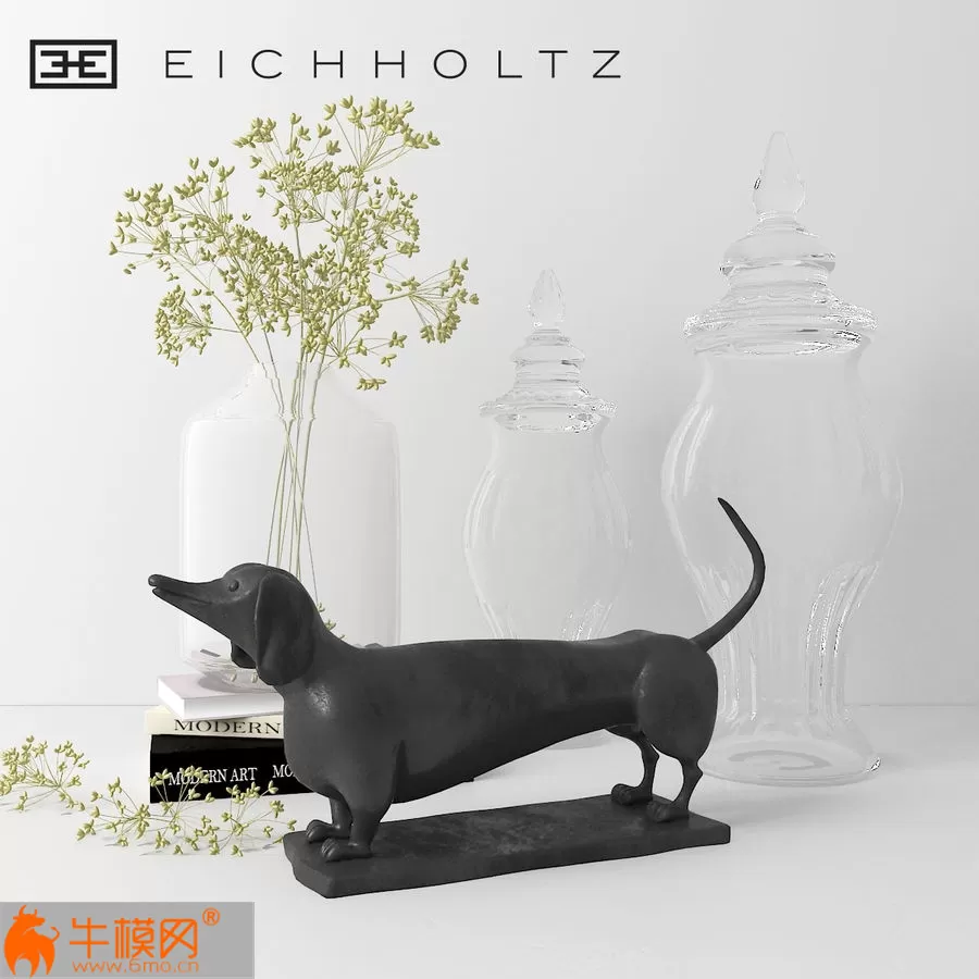 Decorative Set – Dachshund Eichholtz – 4676 Decorative Set – Dachshund Eichholtz – 4676