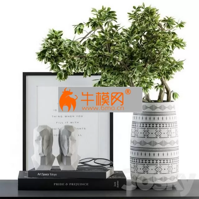 Decorative Set Green Bouquet – Set 45 – 4727 Decorative Set Green Bouquet – Set 45 – 4727