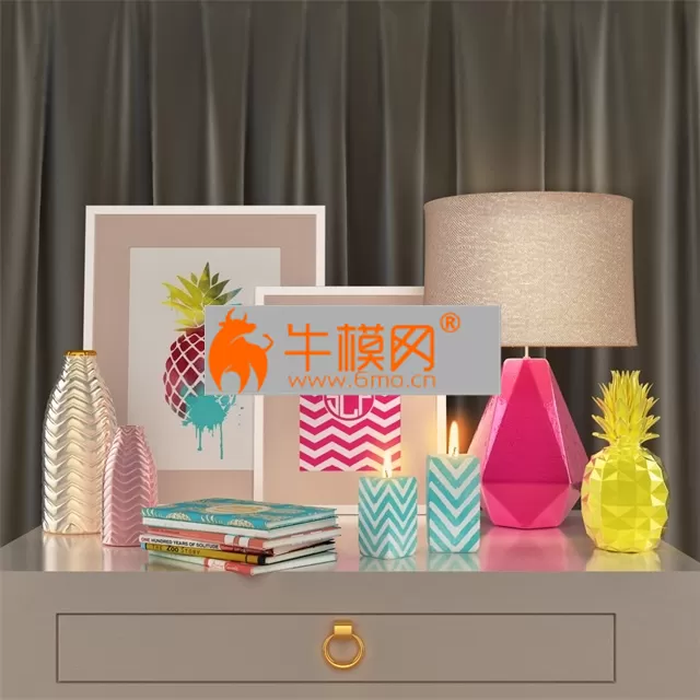 Decorative set on a pedestal – 4736 Decorative set on a pedestal – 4736