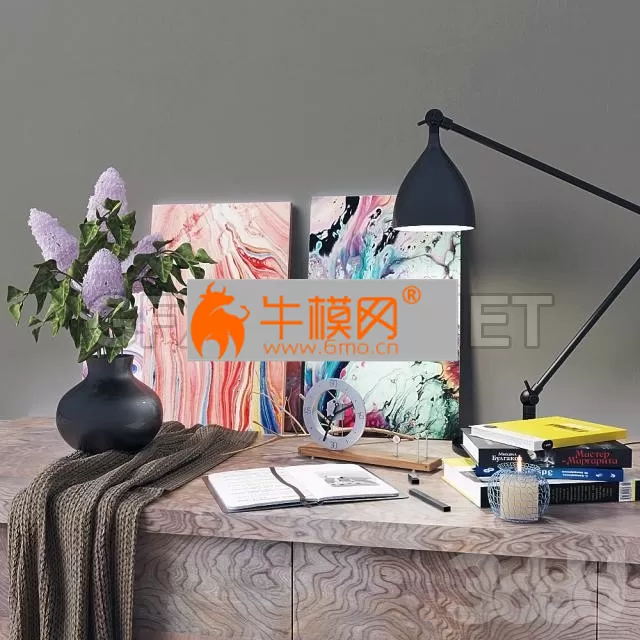 Decorative set with lilac – 4750 Decorative set with lilac – 4750