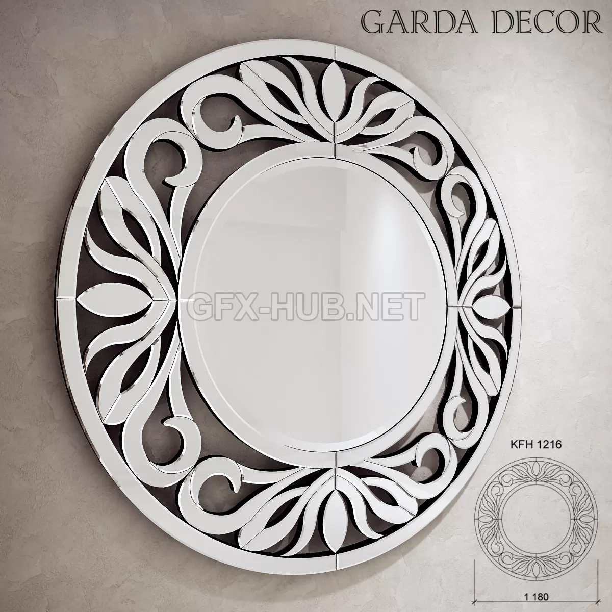 Garda Decor Mirror KFH 1216 – 4788