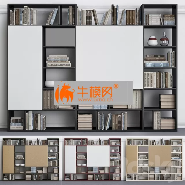 Wardrobe with decorative set – 4849