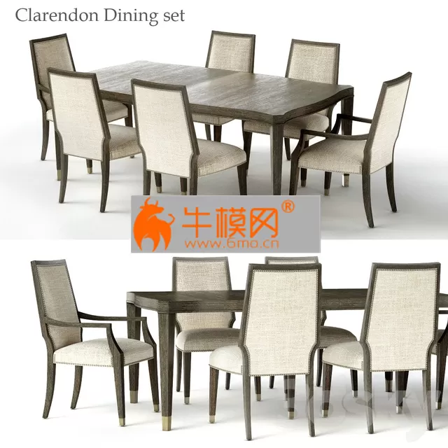 Bernhardt Clarendon Dining set – 4855