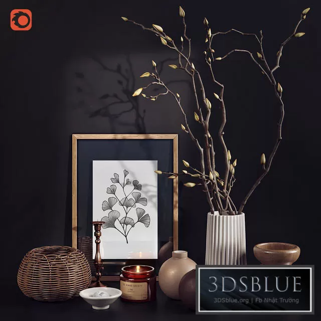 DECORATION – DECORATIVE SET – 3DSKY Models – 3044