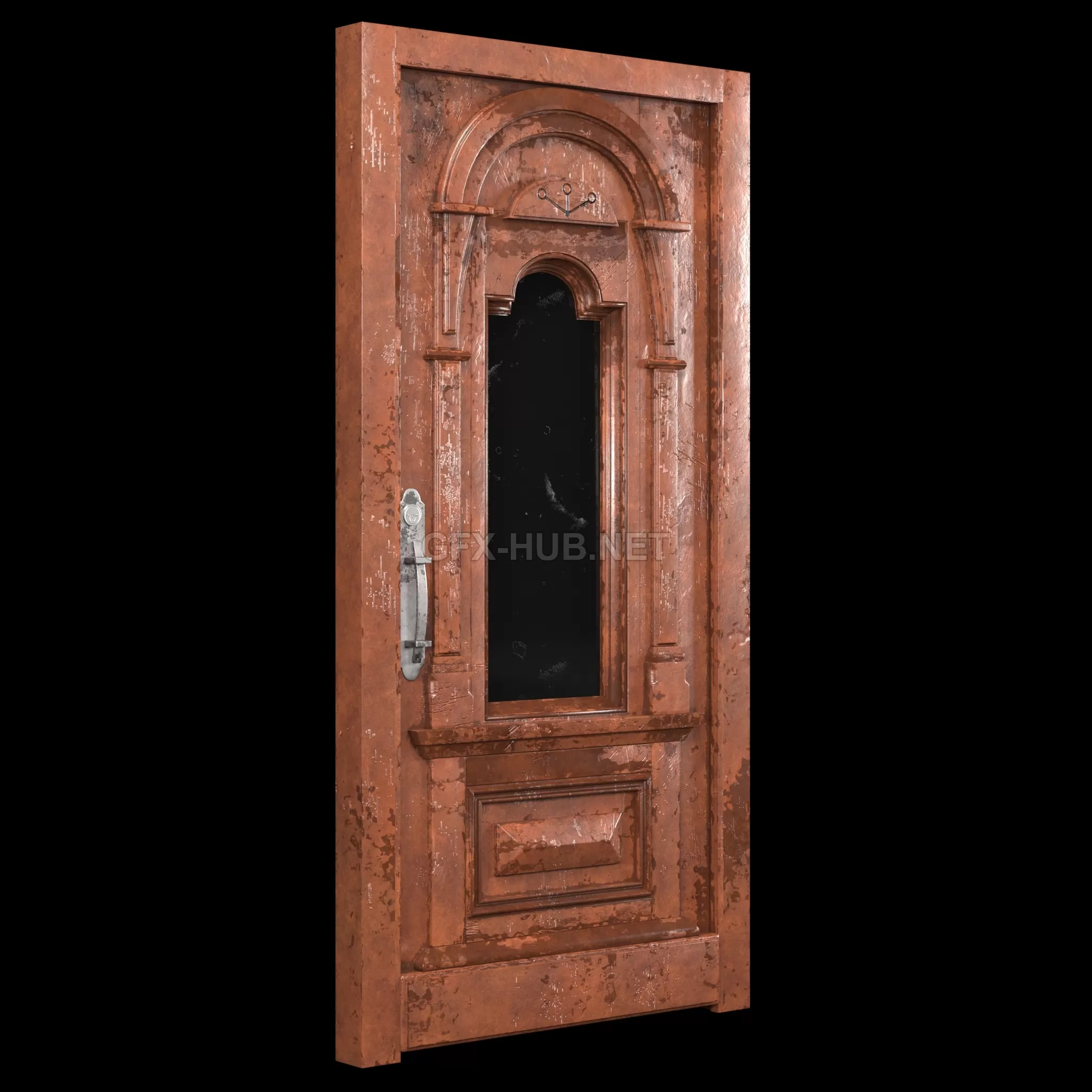 Aged and mocha wooden door – 4869 Aged and mocha wooden door – 4869