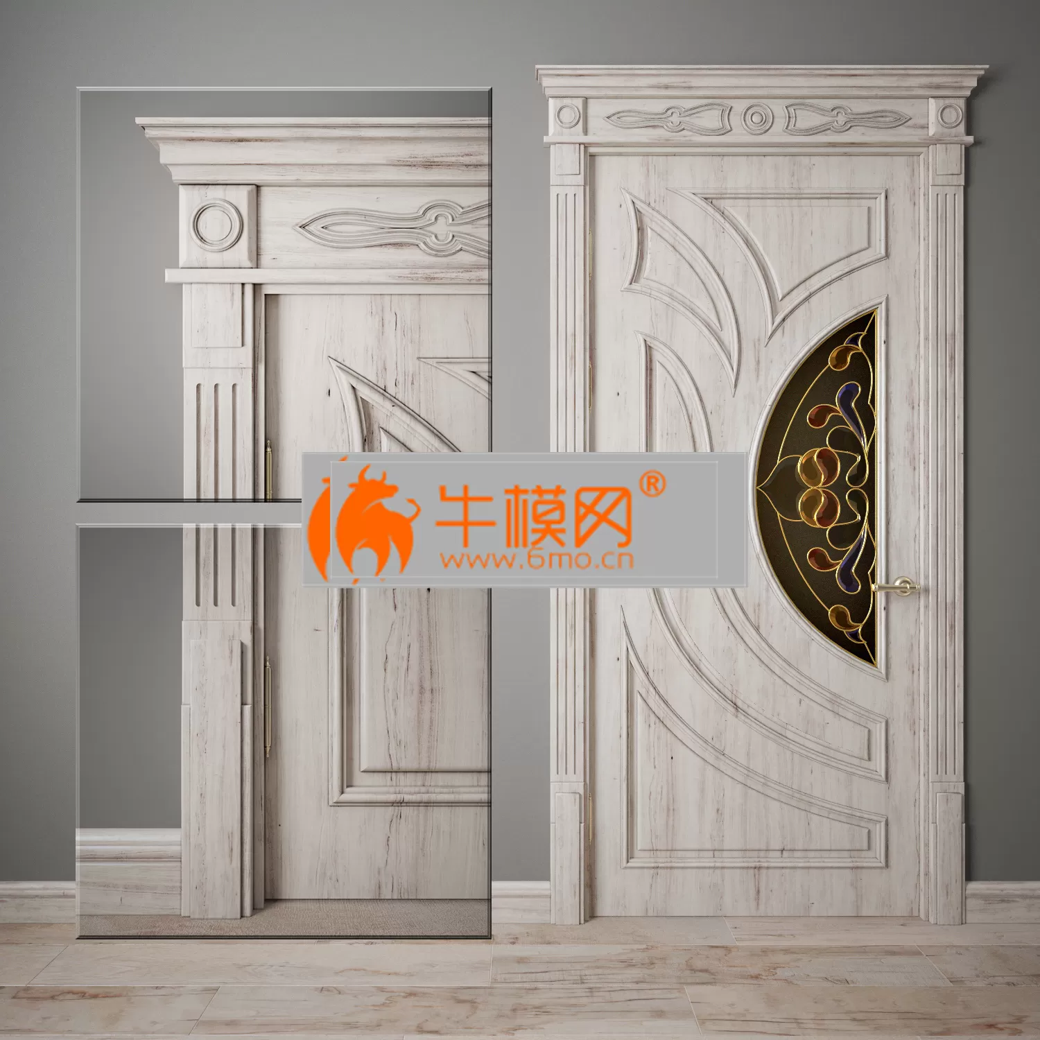 Door in the classic style – 4883 Door in the classic style – 4883