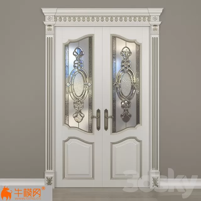 Door with stained glass – 4888 Door with stained glass – 4888