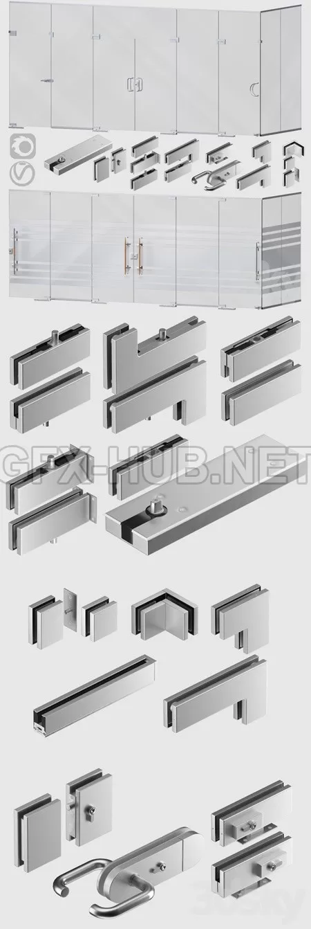 Glass partitions and doors – 4904