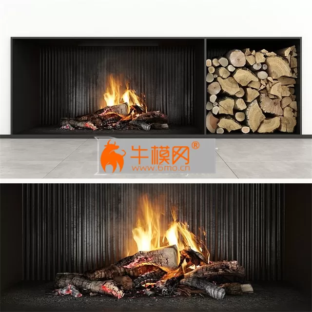 Fireplace modern 29 – 4943