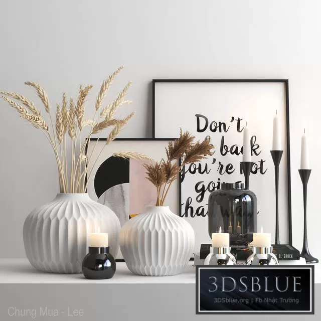 DECORATION – DECORATIVE SET – 3DSKY Models – 3055