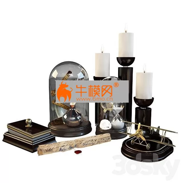 Flower set – interior decor – 4977