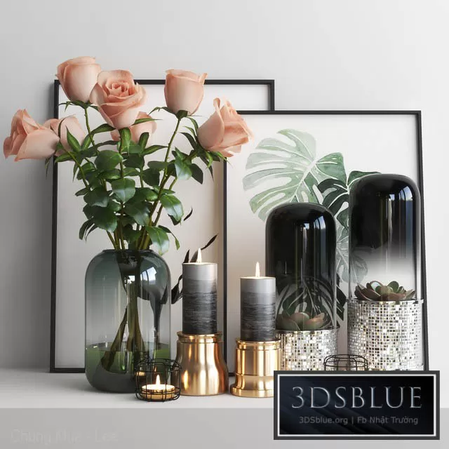 DECORATION – DECORATIVE SET – 3DSKY Models – 3056