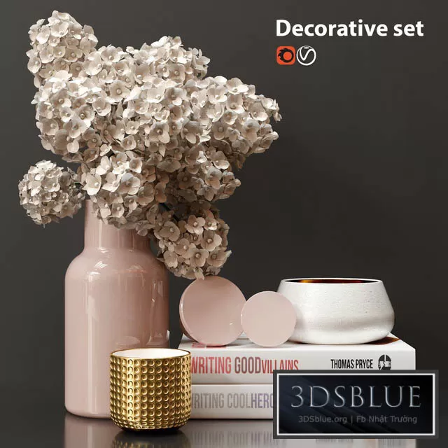 DECORATION – DECORATIVE SET – 3DSKY Models – 3057