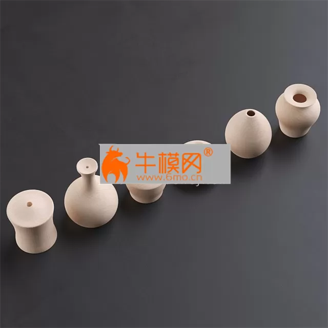 Wooden Flower Vase Collection – 5010