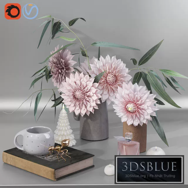 DECORATION – DECORATIVE SET – 3DSKY Models – 3059