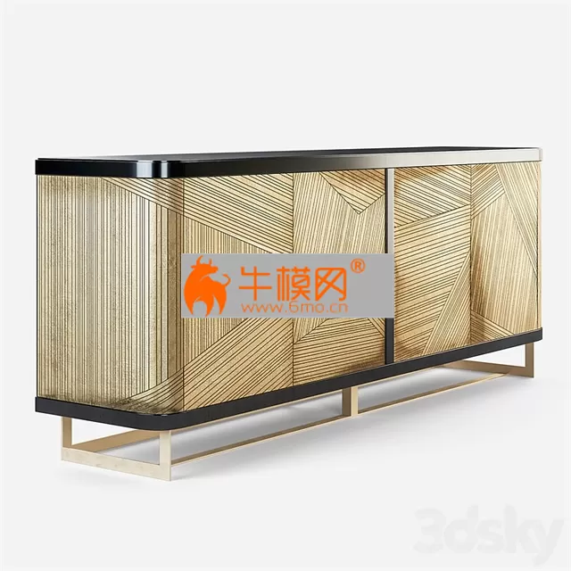 Melange Kendrix Credenza by Hooker Furniture – 5035 Melange Kendrix Credenza by Hooker Furniture – 5035