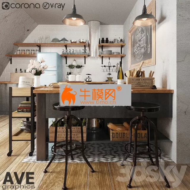 AVE Kitchen bar volume – 5065