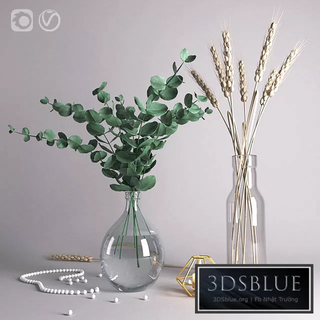 DECORATION – DECORATIVE SET – 3DSKY Models – 3068