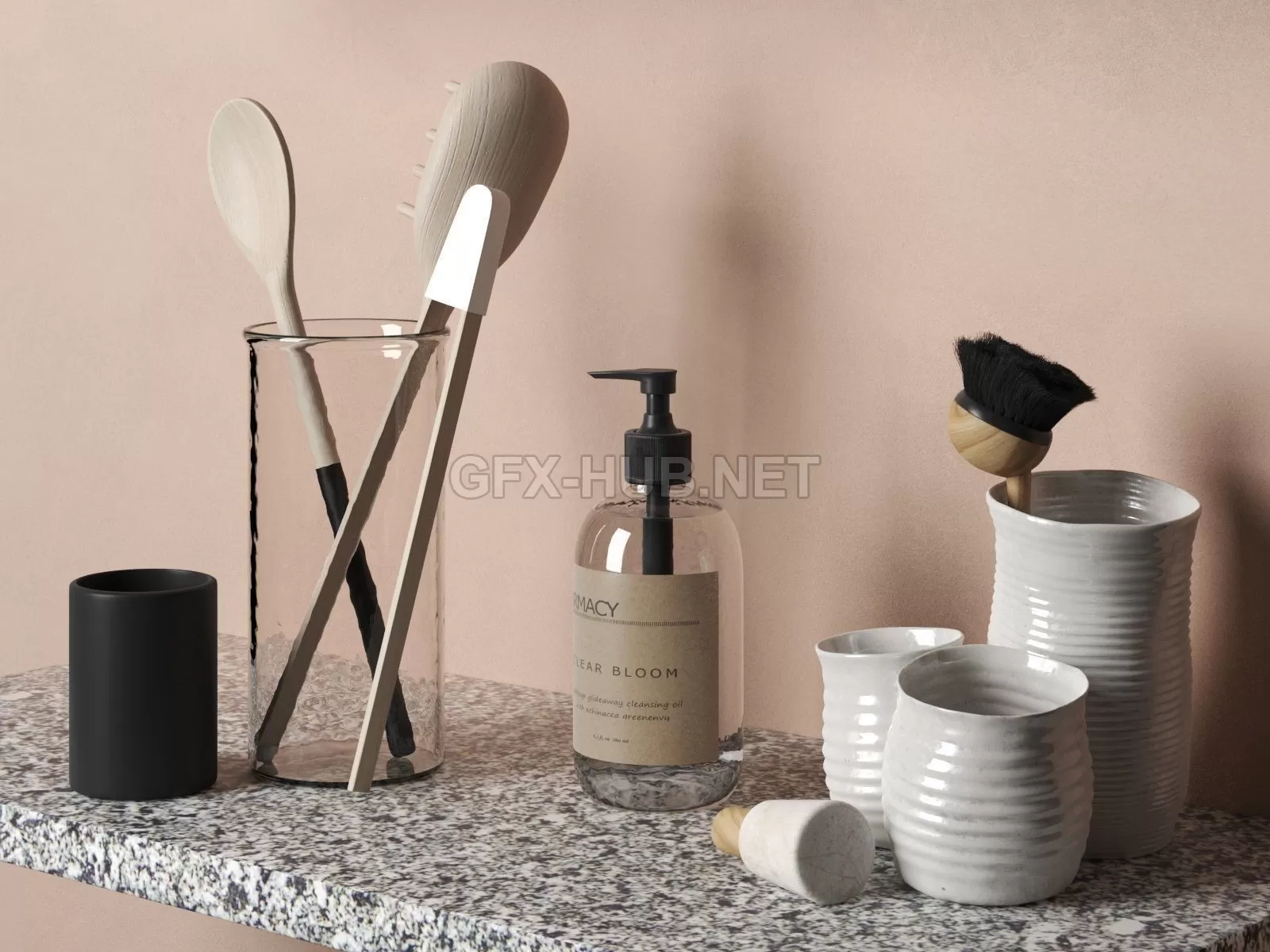 Kitchenware Set (max, fbx, obj, c4d) – 5156