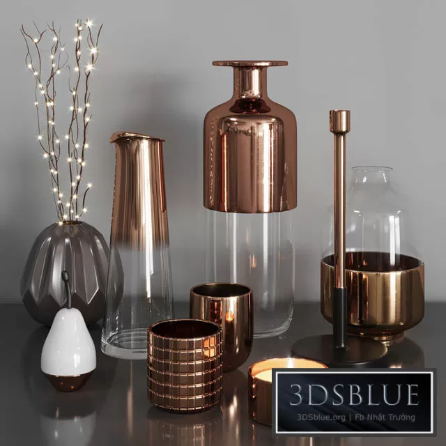 DECORATION – DECORATIVE SET – 3DSKY Models – 3073