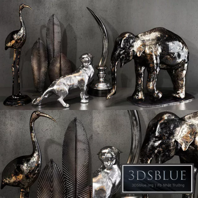 DECORATION – DECORATIVE SET – 3DSKY Models – 3077