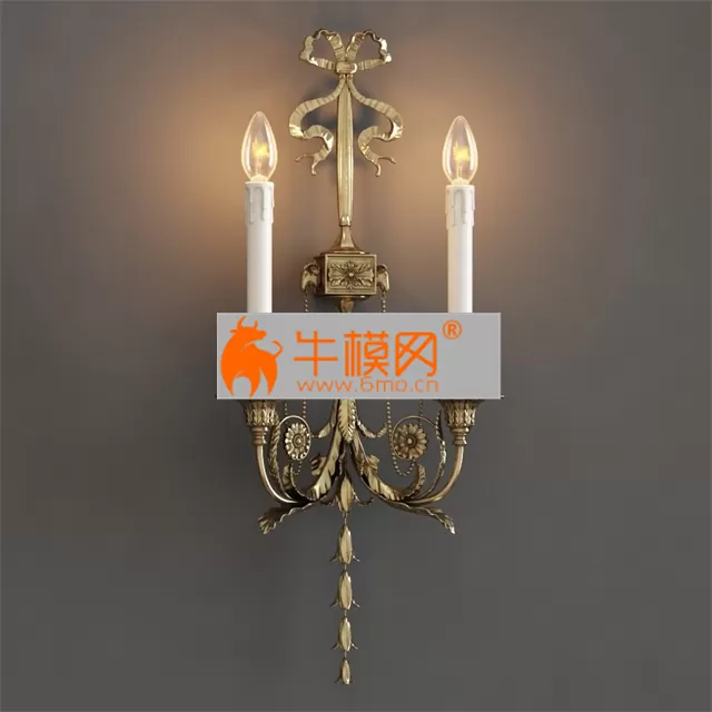 Guilded Ormolu Wall Light – 5200