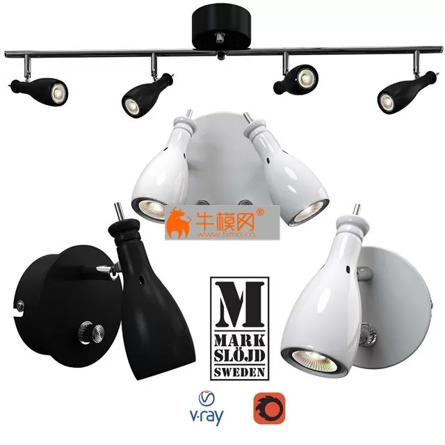 LAMMHULT wall and ceiling light from MARKSLEJD Sweden – 5207