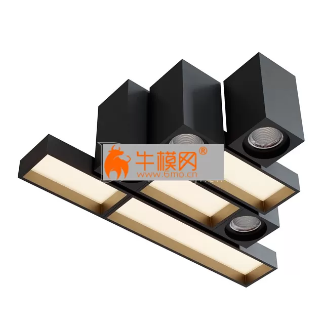 Modular Lighting Instruments QBINI Set, design by Florent Coirier – 5221