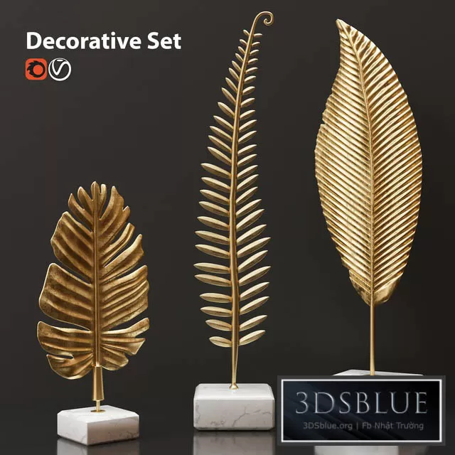 DECORATION – DECORATIVE SET – 3DSKY Models – 3081