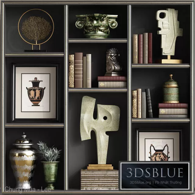 DECORATION – DECORATIVE SET – 3DSKY Models – 3089