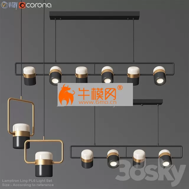 Lamptron Ling PL6 Light Set – 5324