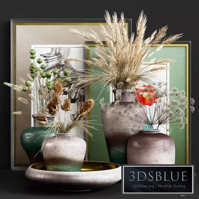 DECORATION – DECORATIVE SET – 3DSKY Models – 3098