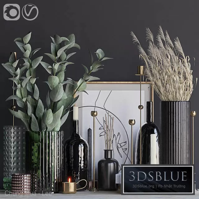 DECORATION – DECORATIVE SET – 3DSKY Models – 3101