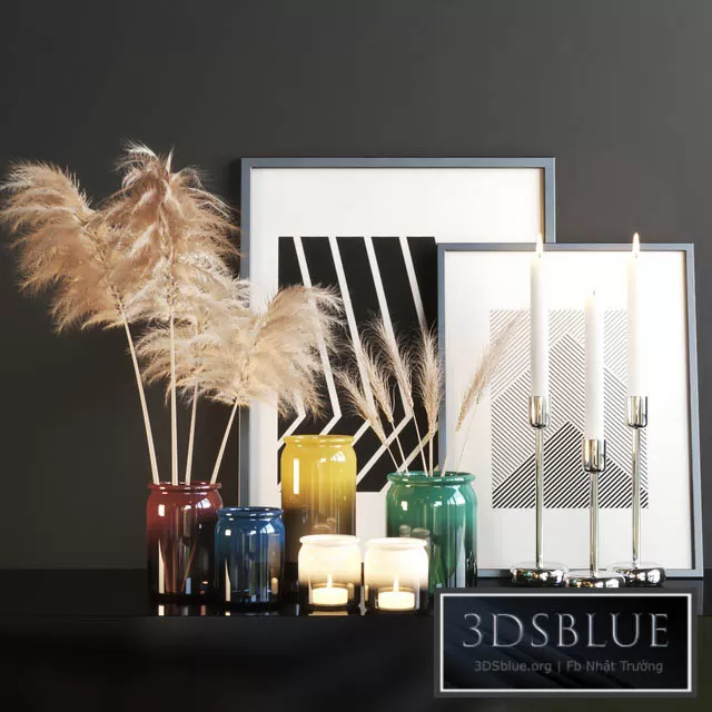 DECORATION – DECORATIVE SET – 3DSKY Models – 3104