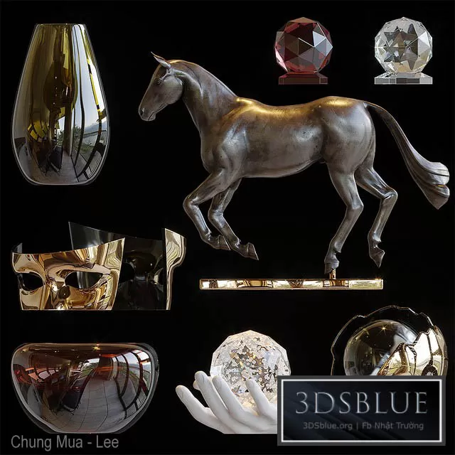 DECORATION – DECORATIVE SET – 3DSKY Models – 3113