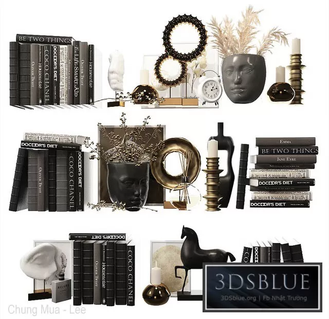 DECORATION – DECORATIVE SET – 3DSKY Models – 3114