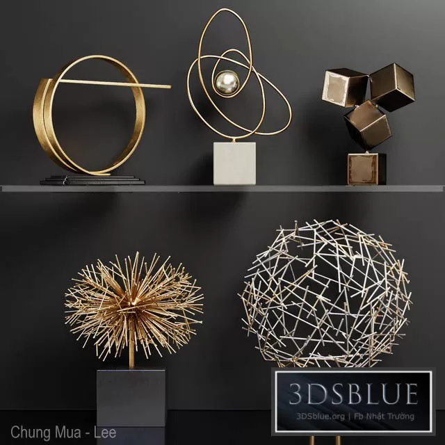 DECORATION – DECORATIVE SET – 3DSKY Models – 3118