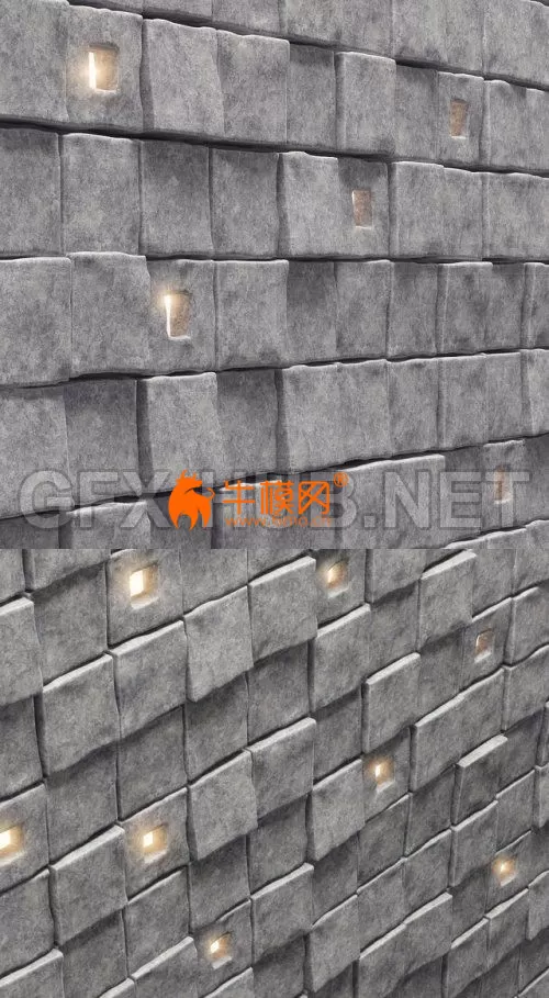 Panel stone cube – 5644