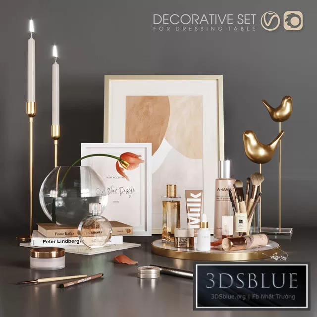DECORATION – DECORATIVE SET – 3DSKY Models – 3123