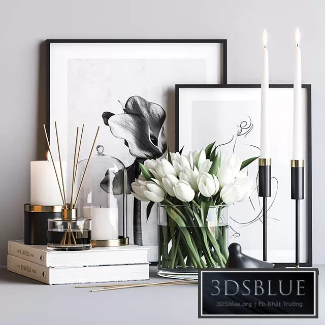 DECORATION – DECORATIVE SET – 3DSKY Models – 3124