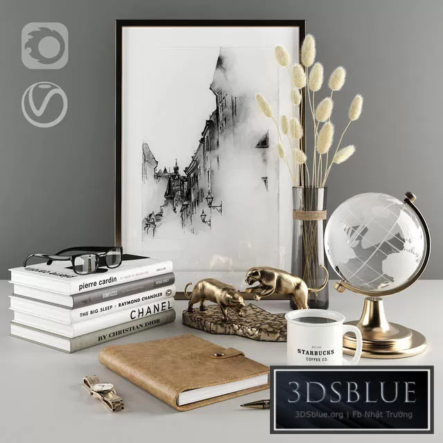 DECORATION – DECORATIVE SET – 3DSKY Models – 3132