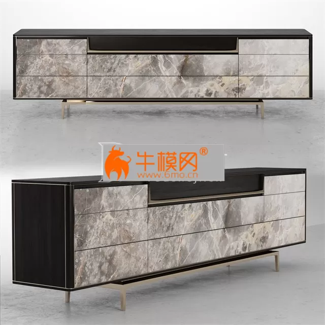 Visionnaire BARNEY Lacquered sideboard – 5880