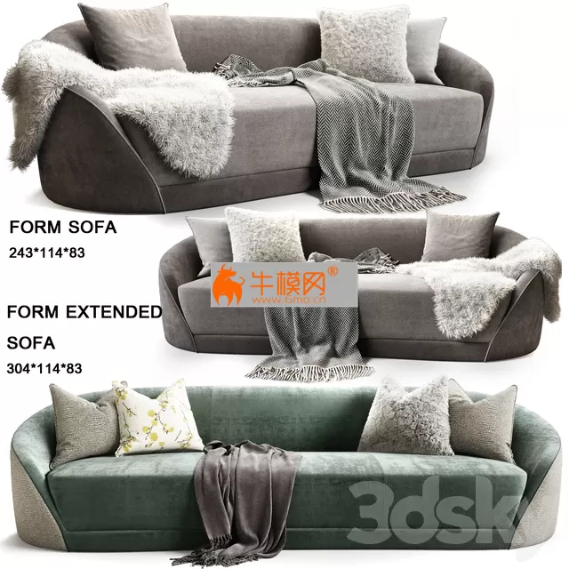 Baker FORM SOFA – 5902