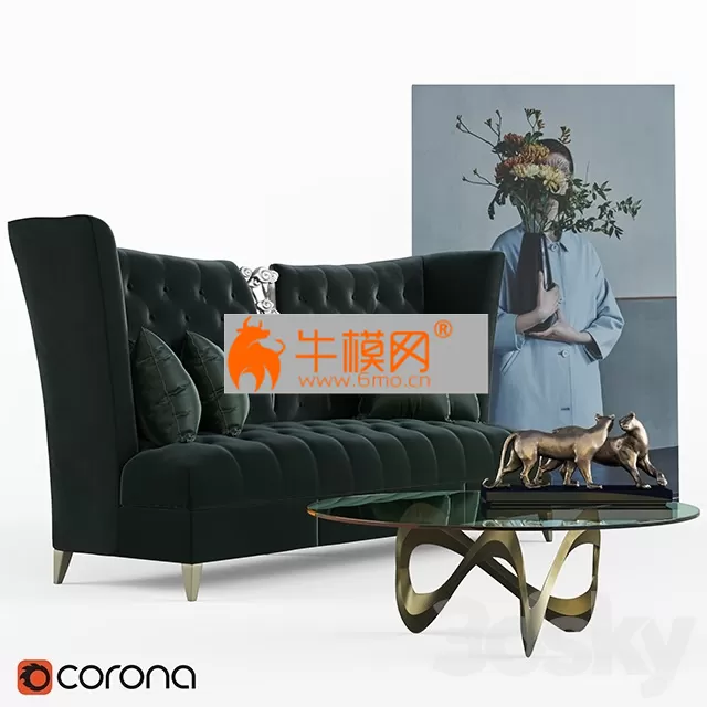 Bois De Vincennes sofa set – 5912